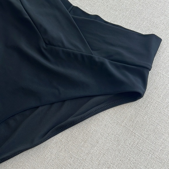 AERIE Black High Waist Bikini Bottom - Picture 10 of 12